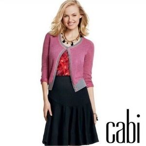Cabi Meg Button Front Diamond Print Cardigan Sweater Style# 3013 Women’s Size XS